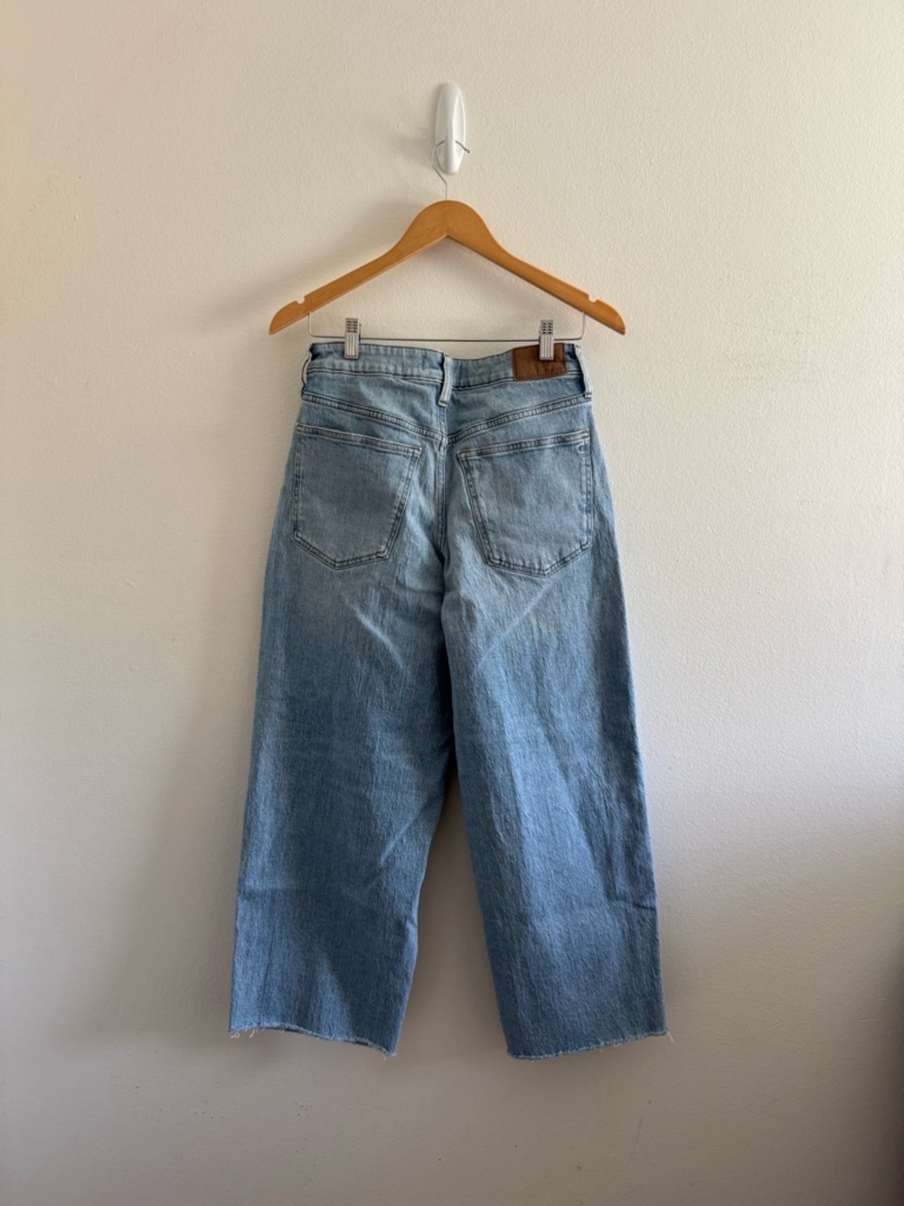 Madewell The Curvy Perfect Vintage Wide Leg Crop Jeans size 28 - Picture 3 of 8